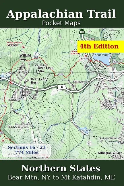 Appalachian Trail Pocket Maps - Northern States - Paperback