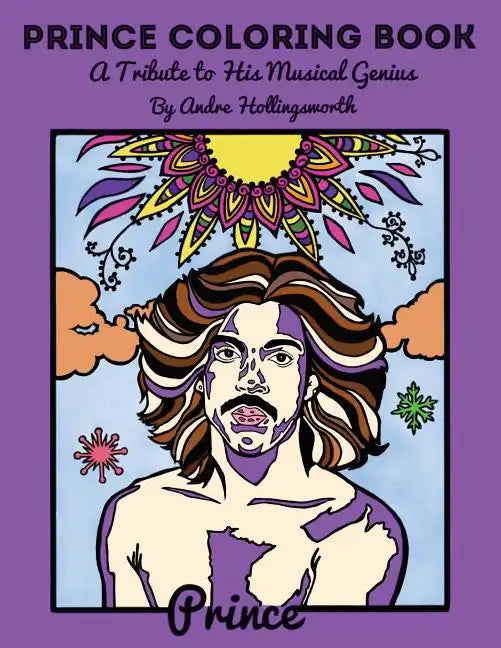 Prince Coloring Book: A Tribute to His Musical Genius - Paperback