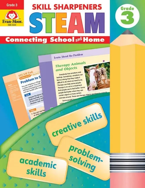 Skill Sharpeners: Steam, Grade 3 Workbook - Paperback
