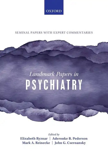 Landmark Papers in Psychiatry - Paperback