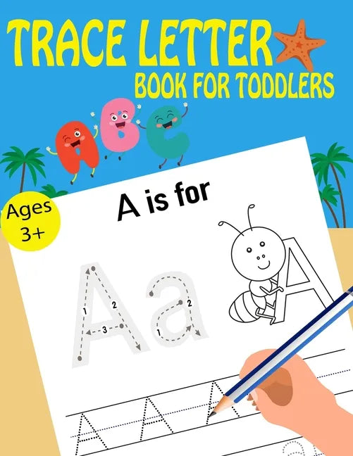 Letter Trace Books For Toddlers - Paperback