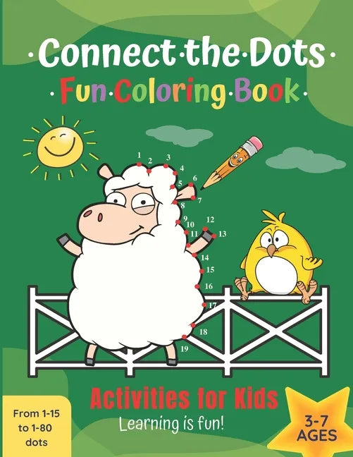 Connect the Dots Fun Coloring Book: Activities for Kids - Paperback