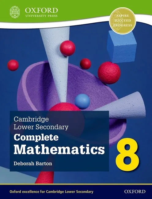 Cambridge Lower Secondary Complete Mathematics 8 Student Book 2nd Edition Set - Hardcover