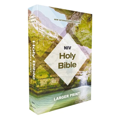 Niv, Holy Bible, Larger Print, Economy Edition, Paperback, Teal/Tan, Comfort Print - Paperback