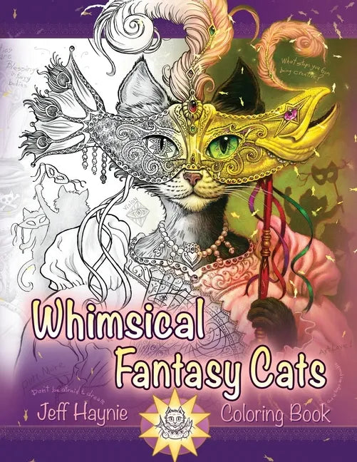 Whimsical Fantasy Cats - Paperback