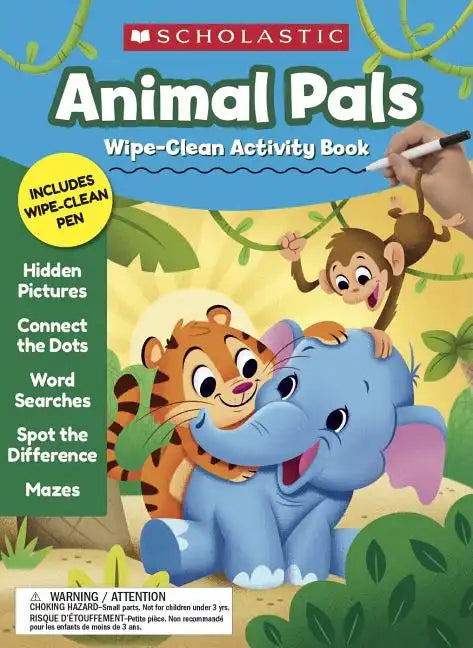 Animal Pals Wipe-Clean Activity Book - Spiral