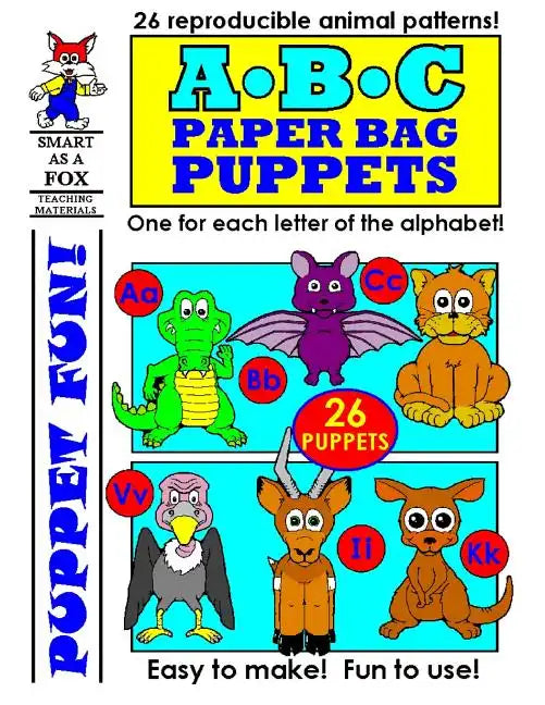 ABC Paper Bag Puppets - Paperback