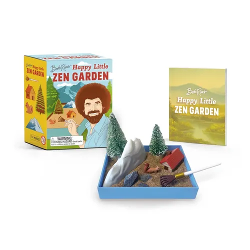 Bob Ross Happy Little Zen Garden - Paperback