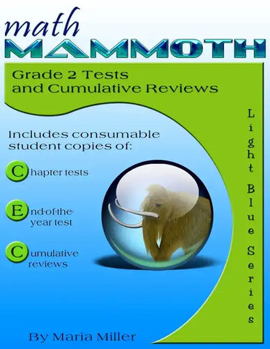 Math Mammoth Grade 2 Tests and Cumulative Reviews - Paperback