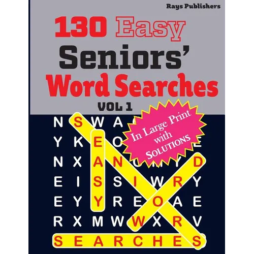 130 Easy SENIORS' Word Searches - Paperback