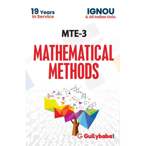 MTE-3 Mathematical Methods - Paperback