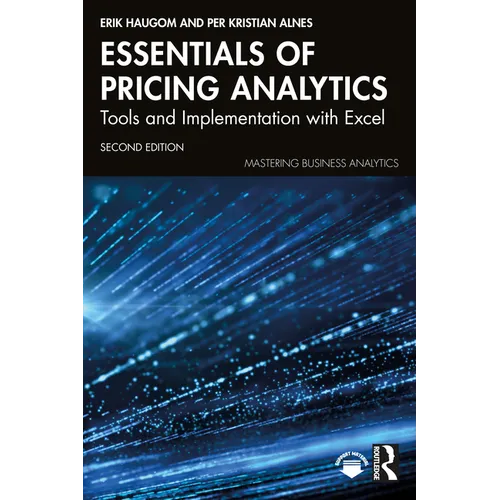 Essentials of Pricing Analytics: Tools and Implementation with Excel - Paperback