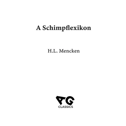 A Schimpflexikon - Hardcover