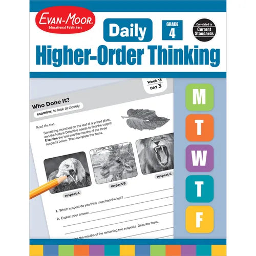 Daily Higher-Order Thinking, Grade 4 Te - Paperback