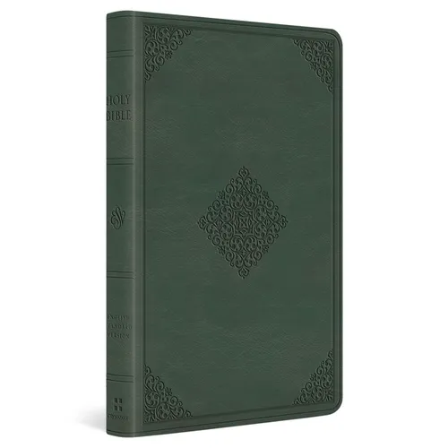 ESV Large Print Value Thinline Bible (Trutone, Quiet Forest, Ornament Design) - Imitation Leather