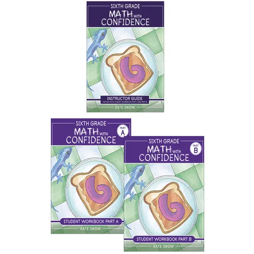 Sixth Grade Math with Confidence Complete Bundle - Paperback
