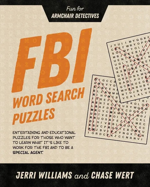 FBI Word Search Puzzles: Fun for Armchair Detectives - Paperback