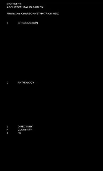 Portraits: Architectural Parables - Hardcover