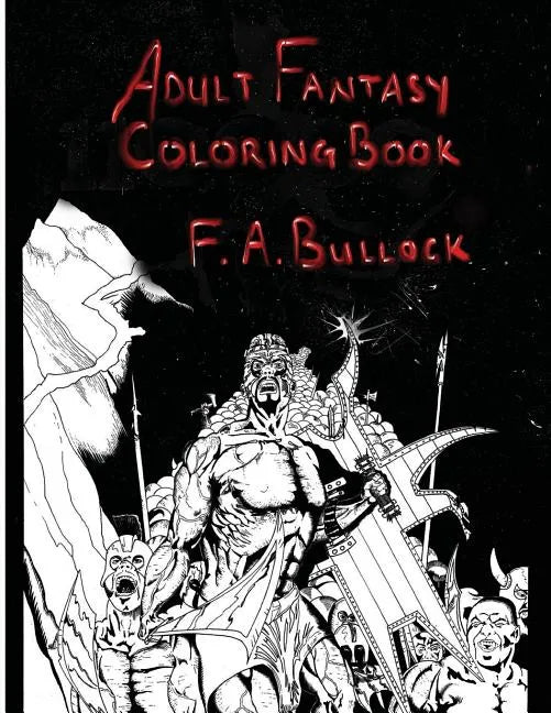 Adult Fantasy Coloring Book - Paperback