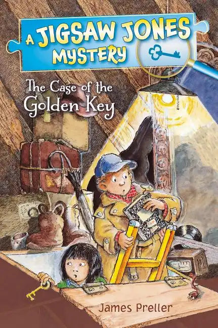 Jigsaw Jones: The Case of the Golden Key - Paperback