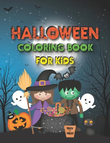 Halloween Coloring Book for Kids: A Fun Coloring Book for Children Ages 4-8 - Paperback