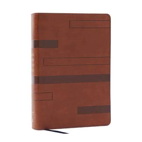 Color Code Study Bible, Revealing God's Truth Color by Color (Nkjv, Brown Leathersoft, Red Letter) - Imitation Leather