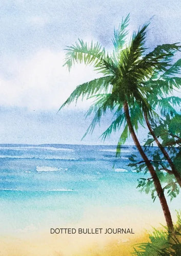 Watercolor Beach - Dotted Bullet Journal: Medium A5 - 5.83X8.27 - Paperback