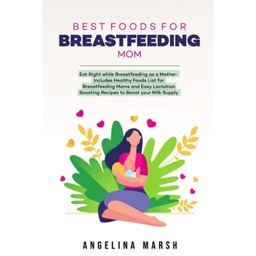 Best Foods for Breastfeeding Mom: Eat Right while Breastfeeding as a Mother- Includes Healthy Foods List for Breastfeeding Moms and Easy Lactation Boo - Paperback