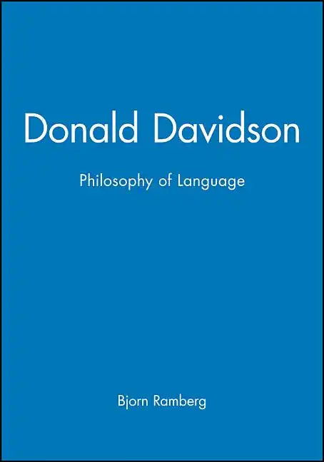 Donald Davidson's Philosophy of Language: An Introduction - Hardcover