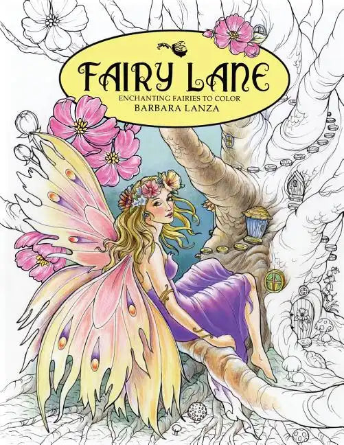 Fairy Lane: Enchanting Fairies to Color - Paperback