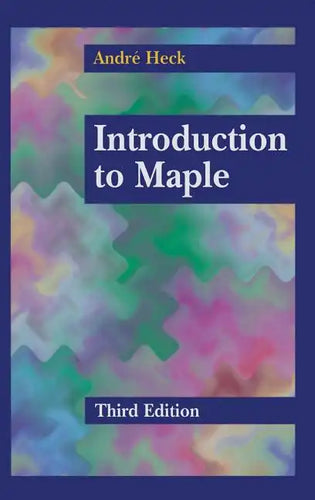 Introduction to Maple - Hardcover