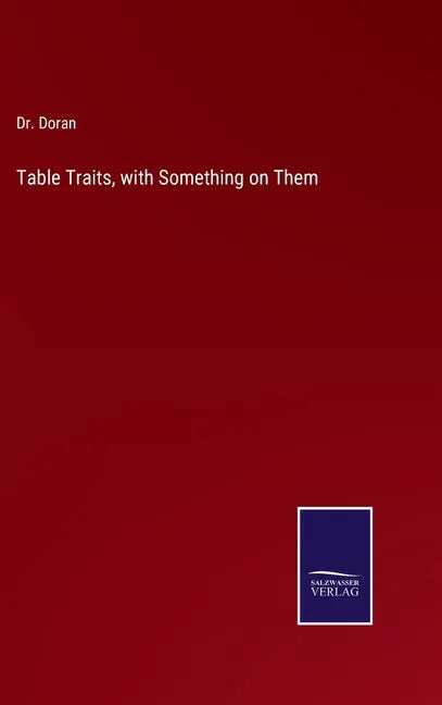 Table Traits, with Something on Them - Hardcover