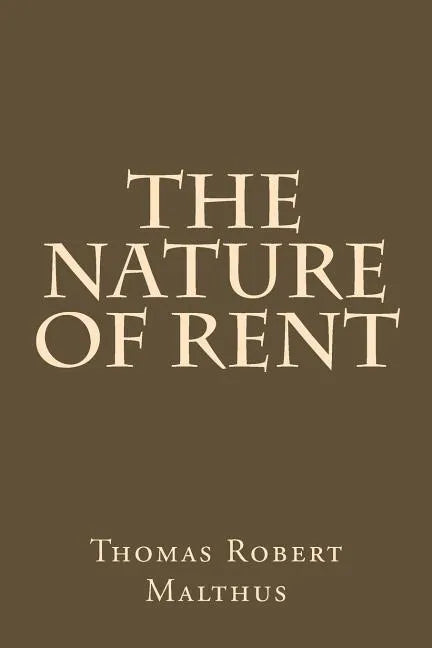 The Nature of Rent - Paperback