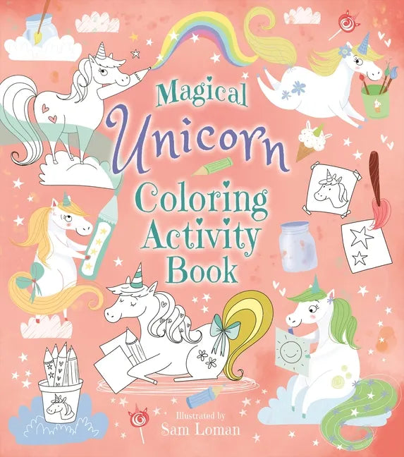 Magical Unicorn Coloring Activity Book - Paperback