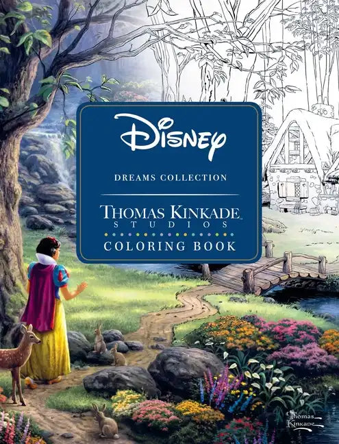 Disney Dreams Collection Thomas Kinkade Studios Coloring Book - Paperback