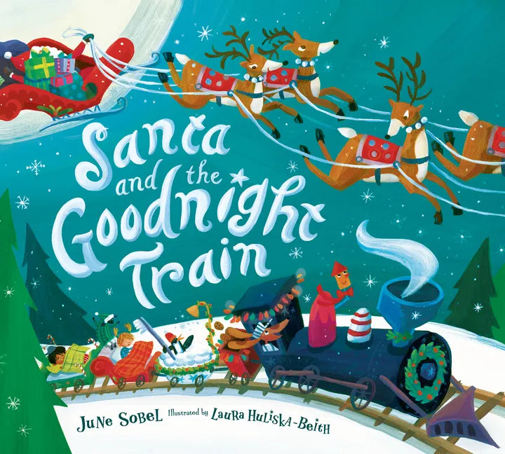 Santa and the Goodnight Train Board Book: A Christmas Holiday Book for Kids - Board Book