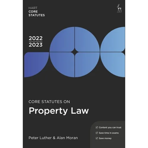 Core Statutes on Property Law 2022-23 - Paperback