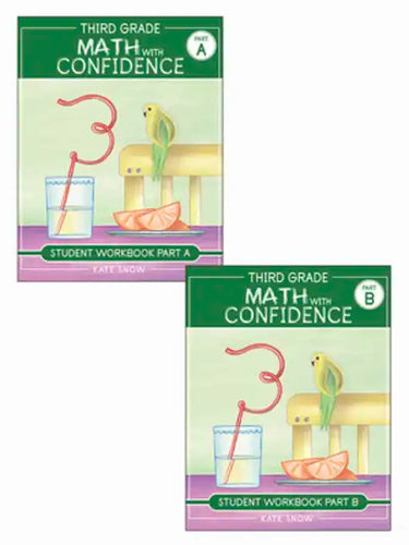 Third Grade Math with Confidence Student Workbook Bundle - Paperback