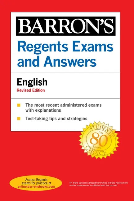 Regents Exams and Answers: English Revised Edition - Paperback