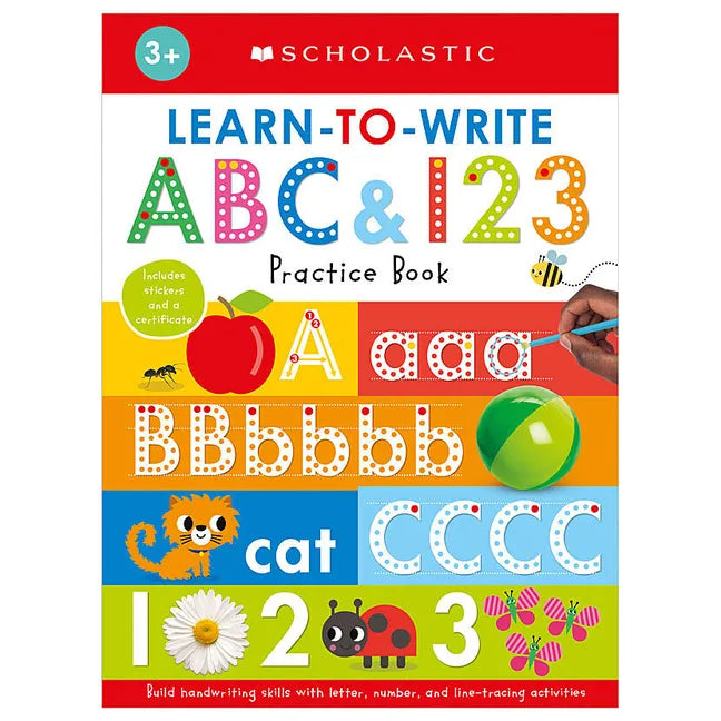 Learn to Write ABC & 123: Scholastic Early Learners (Workbook) - Paperback