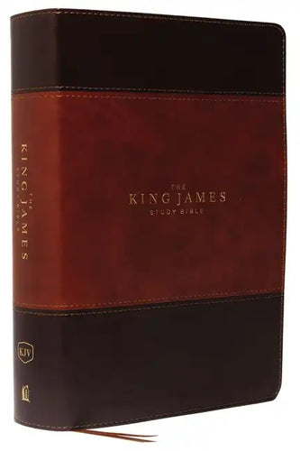 The King James Study Bible, Imitation Leather, Brown, Full-Color Edition - Imitation Leather