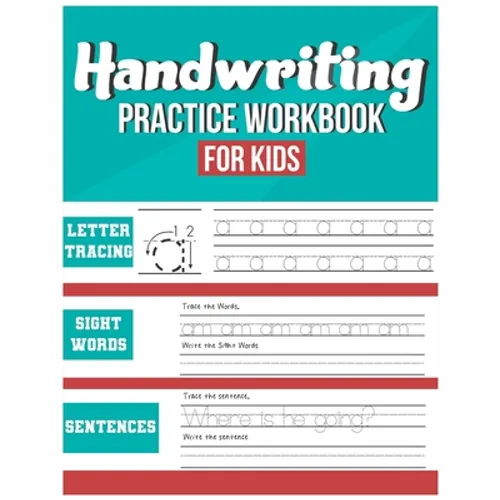 Handwriting Practice Workbook for Kids - Paperback