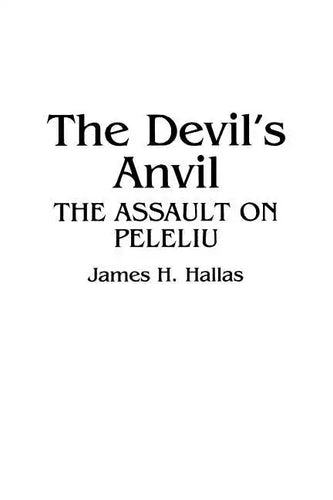 The Devil's Anvil: The Assault on Peleliu - Paperback