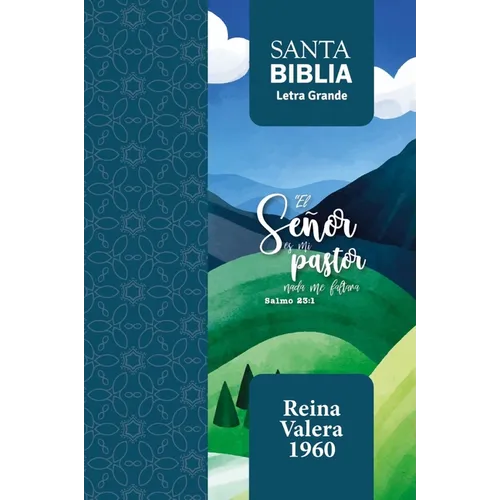 Biblia Rvr 1960 Letra Grande Tamaño Manual Salmo 23:1 Con Cierre E Índice (Bible Rvr 1960 Large Print Handsize Leatherlike Psalm 23:1 Indexed with Zip - Leather