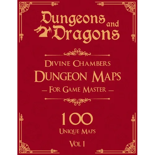 Dungeons and Dragons Divine Chambers Dungeon Maps for Game Masters Vol 1: 100 Unique Temple Maps and Stories for TTRPGs - Paperback