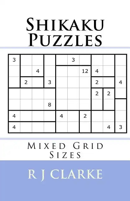 Shikaku Puzzles: Mixed Grid Sizes - Paperback