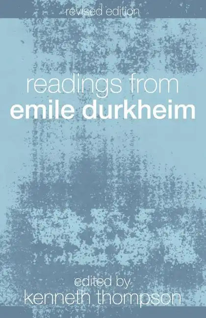 Readings from Emile Durkheim - Paperback