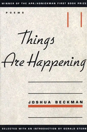 Things are Happening - Paperback