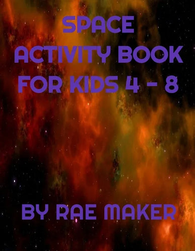 Best Space Activity Book for Kids 4 - 8 - Paperback