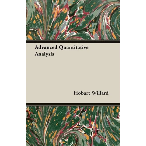 Advanced Quantitative Analysis - Paperback